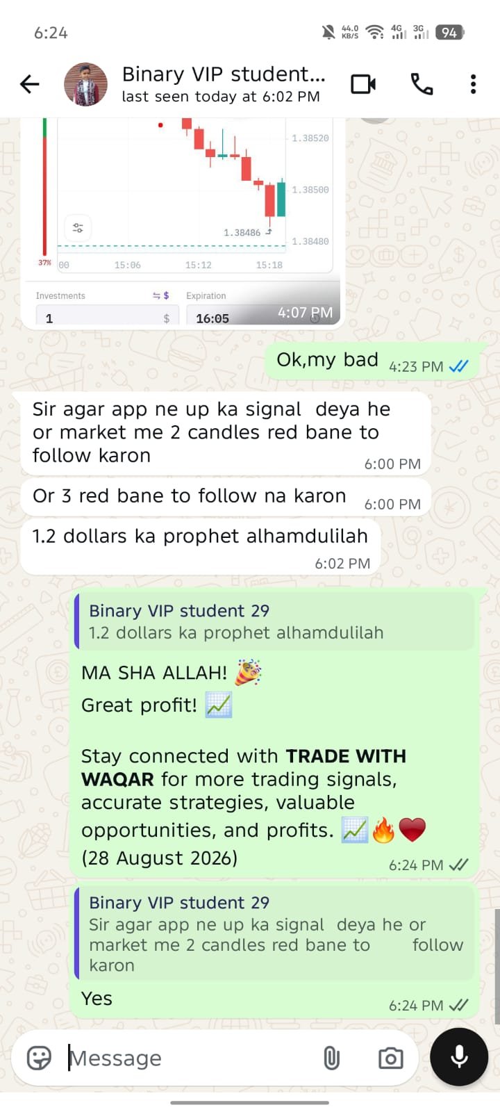 Student feedback