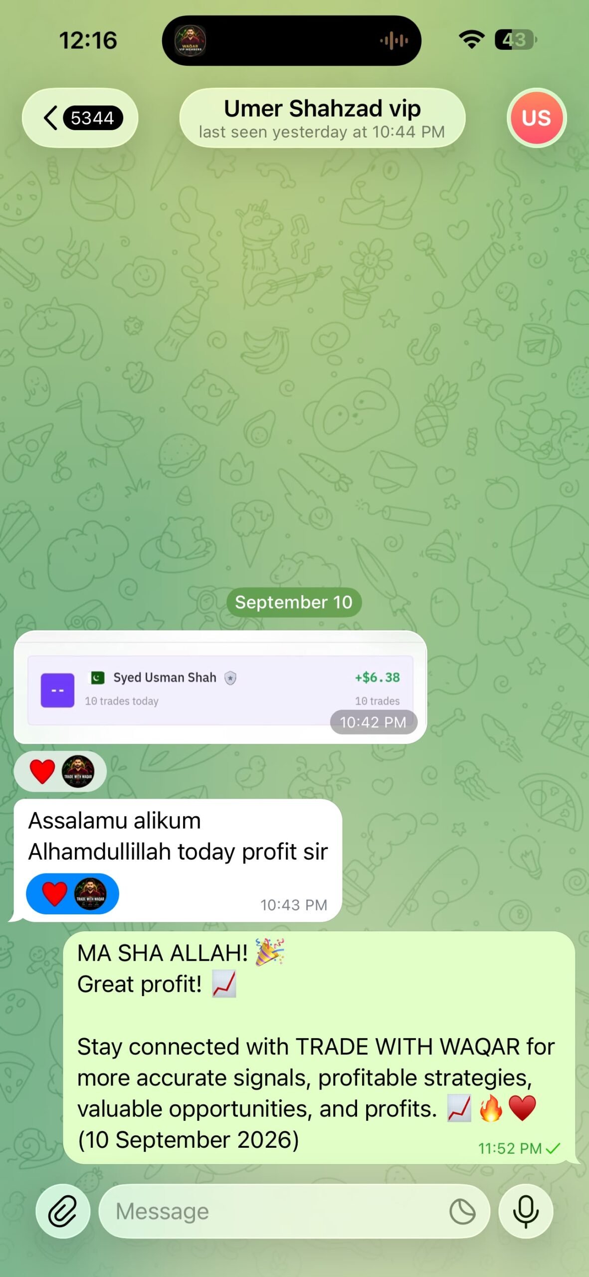 Student feedback